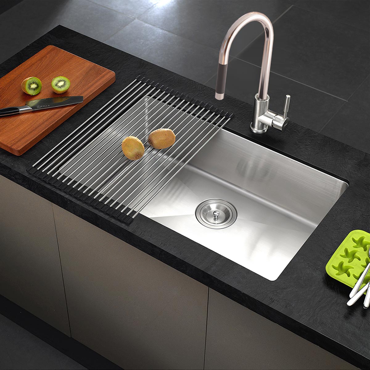Chiuveta-bucatarie-inox-CookingAid-Hera-Large-cu-baterie-Line-MN-1011