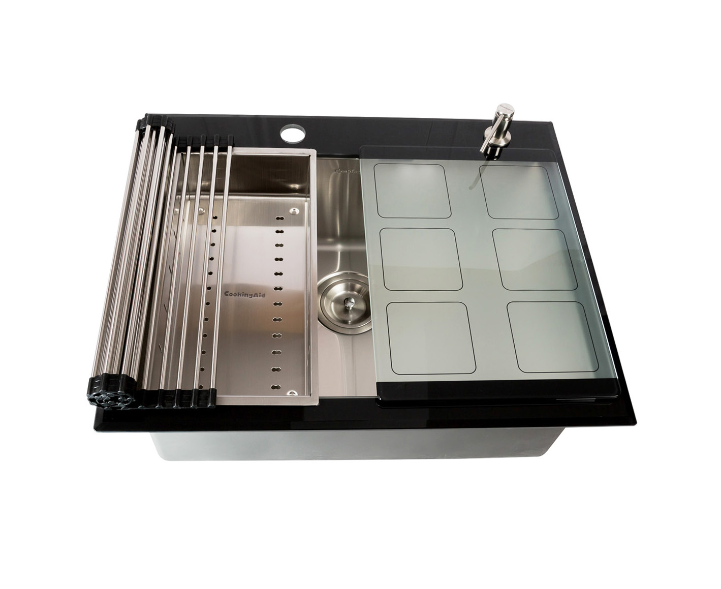 chiuveta-bucatarie-inox-cookingaid-tempered-glass-1