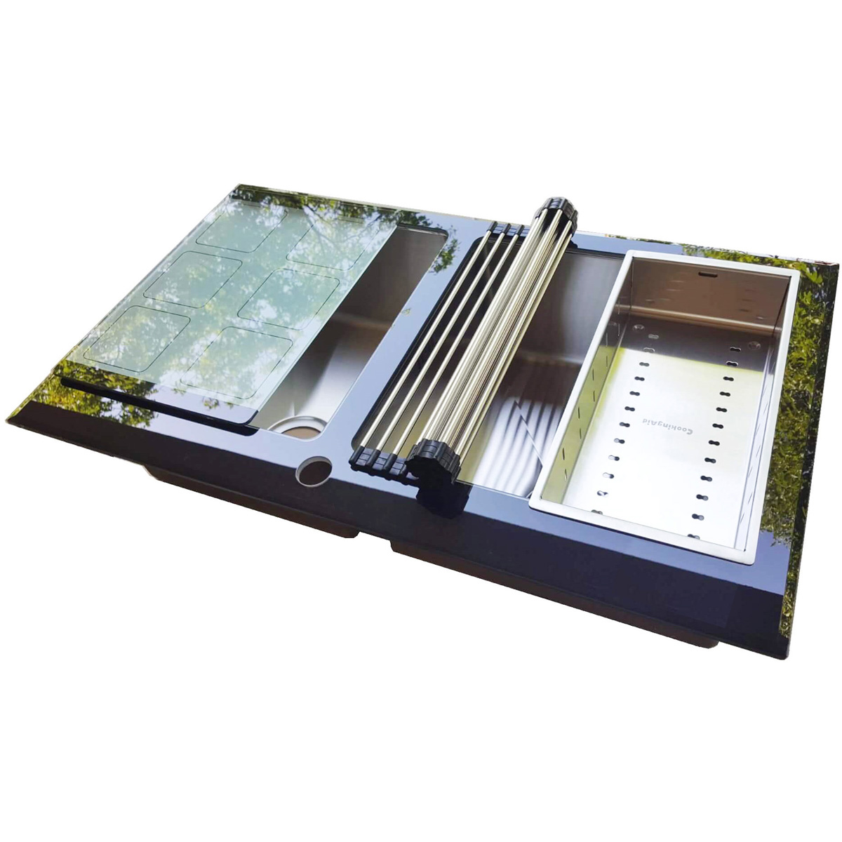 Chiuveta-bucatarie-inox-CookingAid-Tempered-Glass-Duo-10A