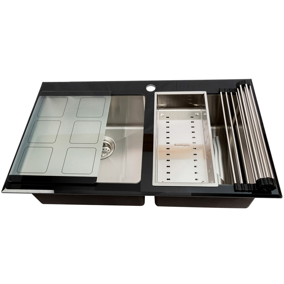 Chiuveta-bucatarie-inox-CookingAid-Tempered-Glass-Duo-1A