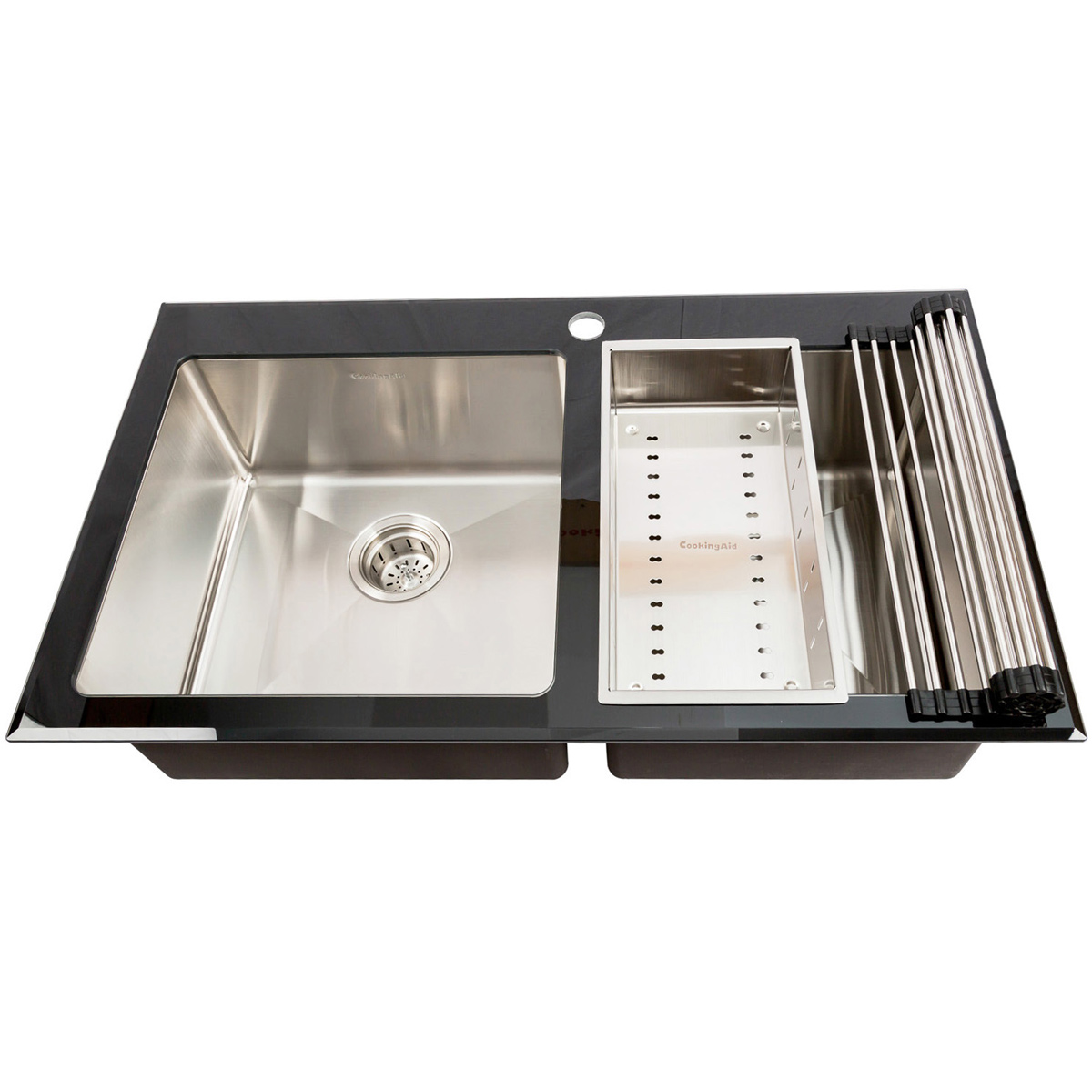 Chiuveta-bucatarie-inox-CookingAid-Tempered-Glass-Duo-2A