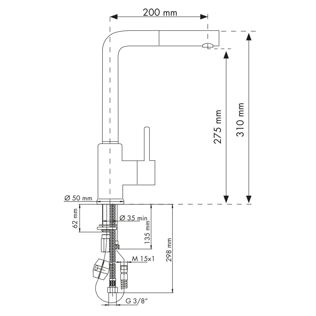 Baterie-Bucatarie-CookingAid-Arizona-MIS58L-technical-design