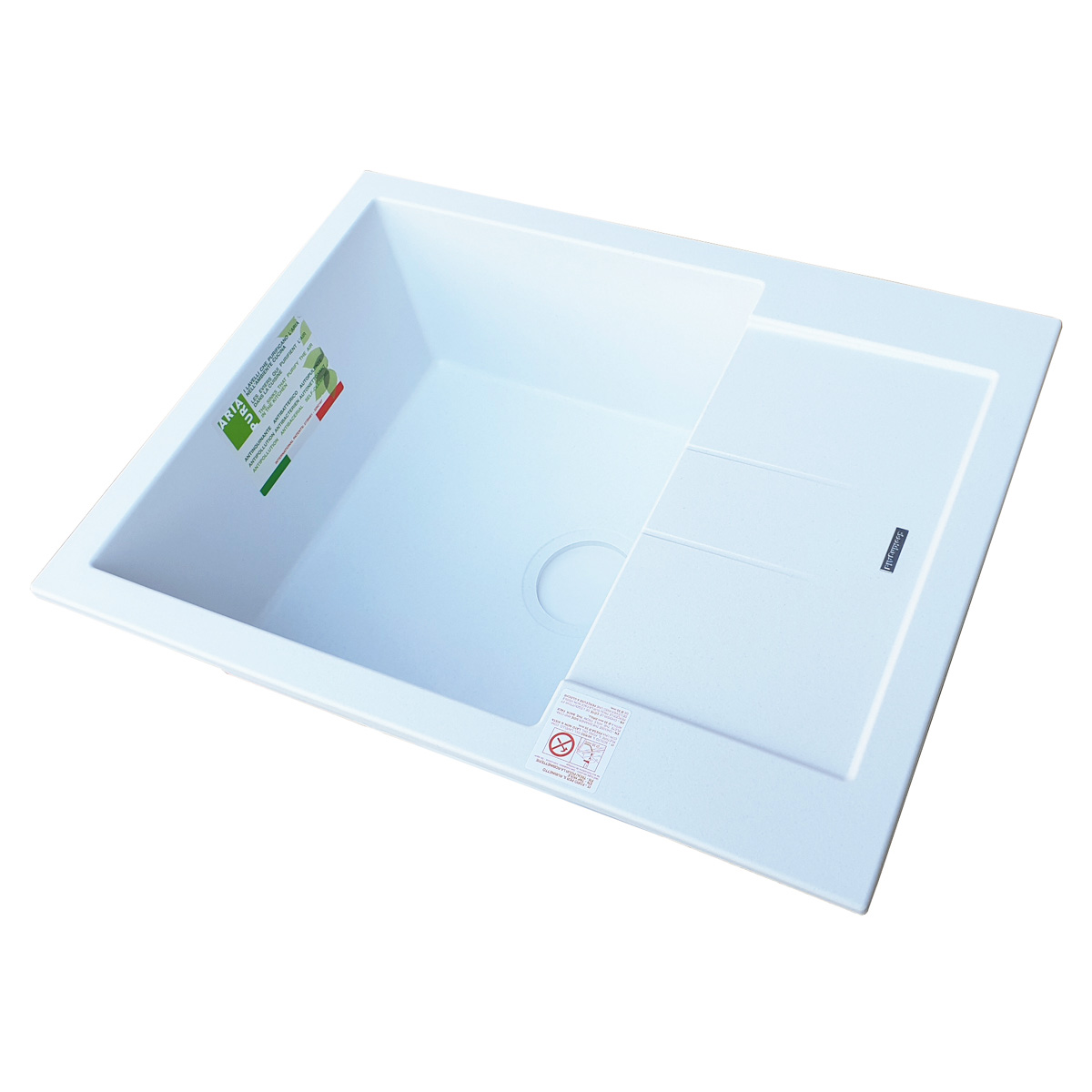 Chiuveta-bucatarie-Granit-CookingAid-Amanda-6510-alba-polar-white-2