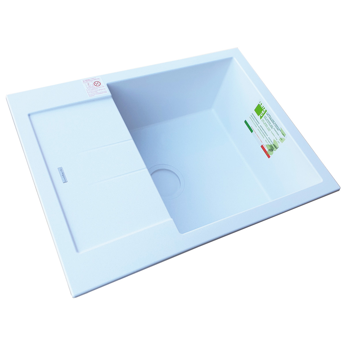 Chiuveta-bucatarie-Granit-CookingAid-Amanda-6510-alba-polar-white-4