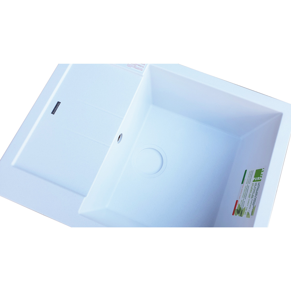 Chiuveta-bucatarie-Granit-CookingAid-Amanda-6510-alba-polar-white-7