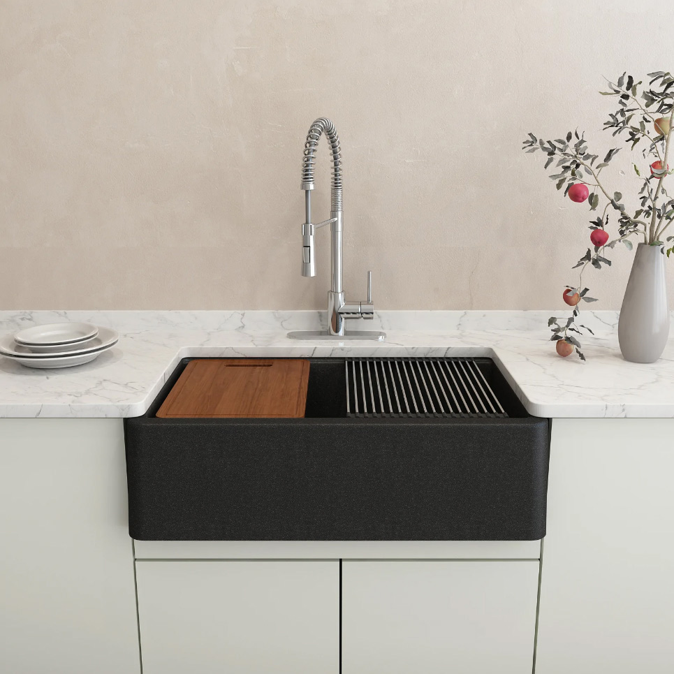 Chiuveta-bucatarie-Granit-CookingAid-Farm-House-Lux-neagra-cu-particule-titanium-24