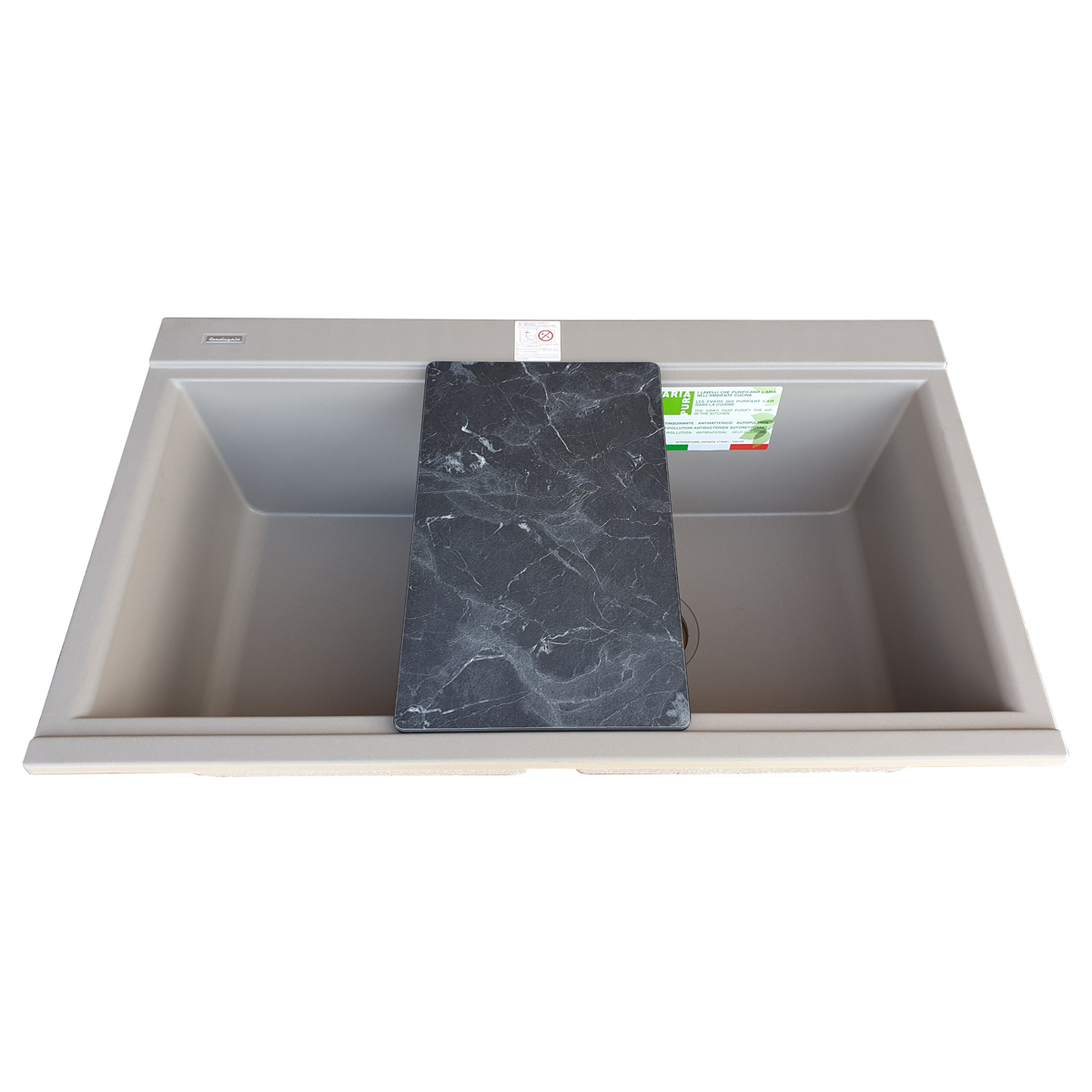 Chiuveta-bucatarie-Granit-CookingAid-Kinga-8620-truffle-maro-trufa-15