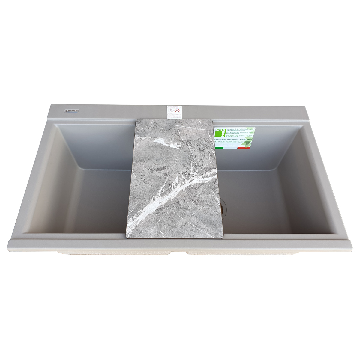 Chiuveta-bucatarie-Granit-CookingAid-Kinga-8620-truffle-maro-trufa-5