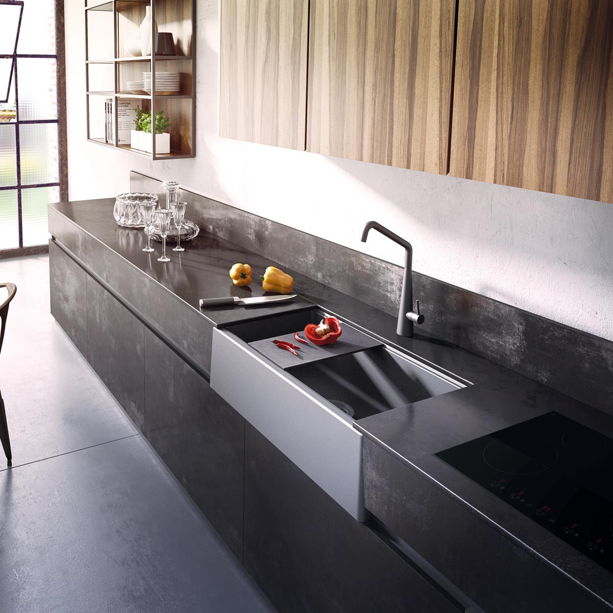 Chiuveta-bucatarie-Granit-CookingAid-LX8410-Farm-House-sink-2c