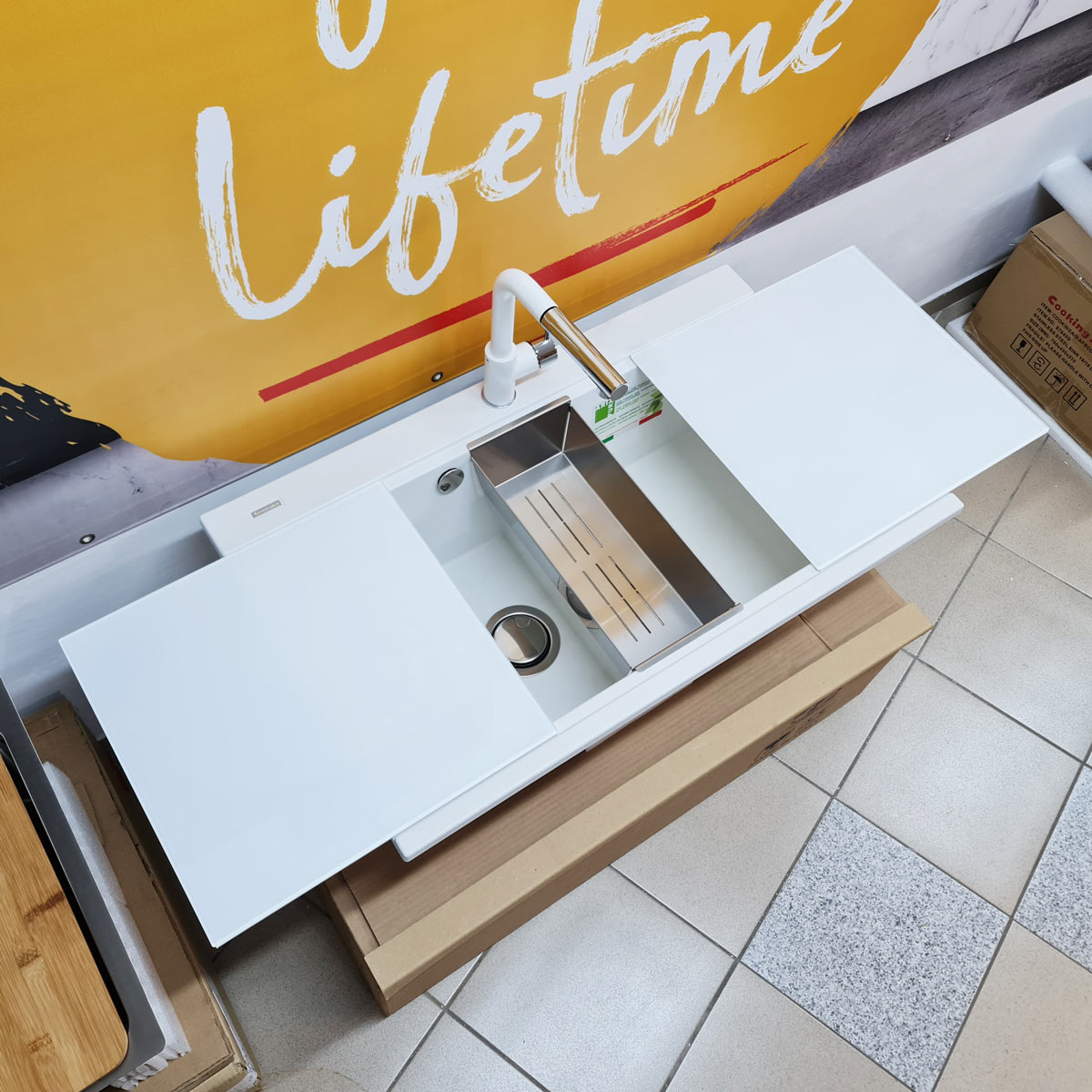 Set-Chiuveta-Bucatarie-CookingAid-Kinga-LX8620-alb-polar-baterie-Arizona-7-fara-dozator