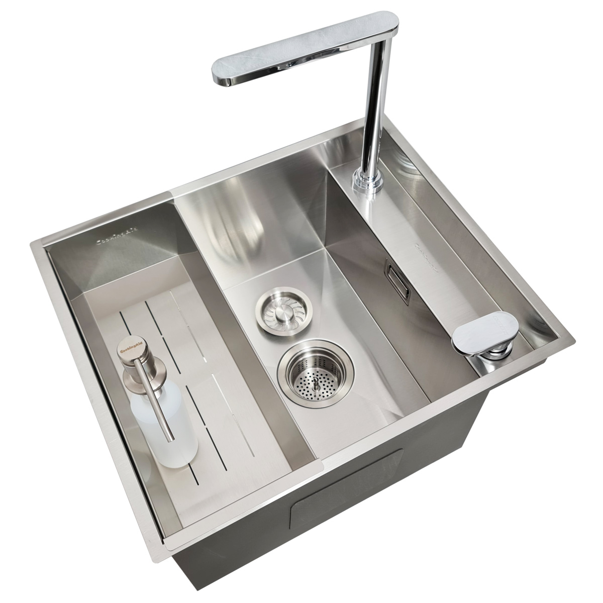 Set-chiuveta-bucatarie-inox-CookingAid-Invisible-Deep-cu-capac-sticla-si-baterie-telescopica-19