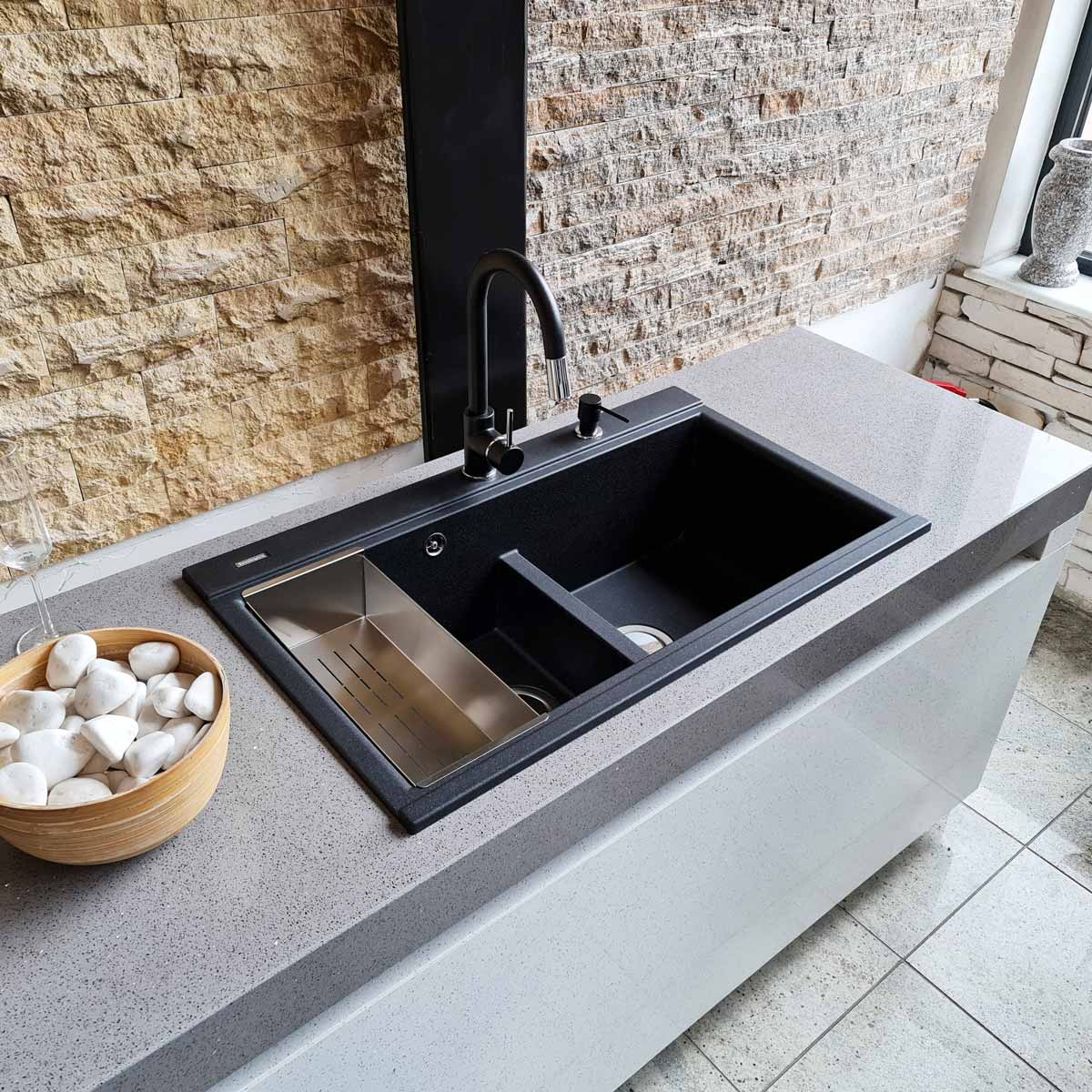 Chiuveta-Bucatarie-Granit-CookingAid-Kinga-LX8620-negru-metalic-Baterie-Indiana-tavita-dozator-15