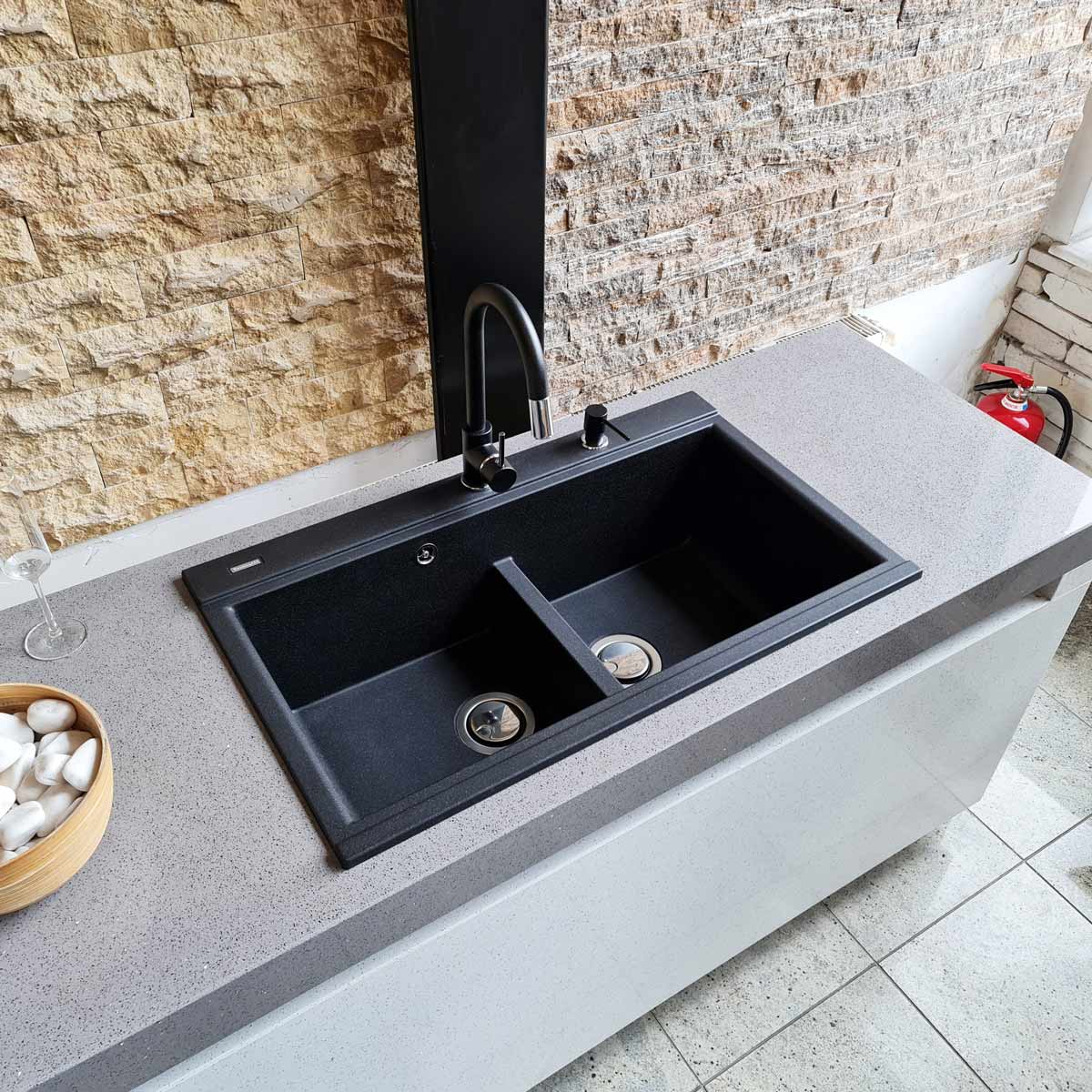 Chiuveta-Bucatarie-Granit-CookingAid-Kinga-LX8620-negru-metalic-Baterie-Indiana-tavita-dozator-16