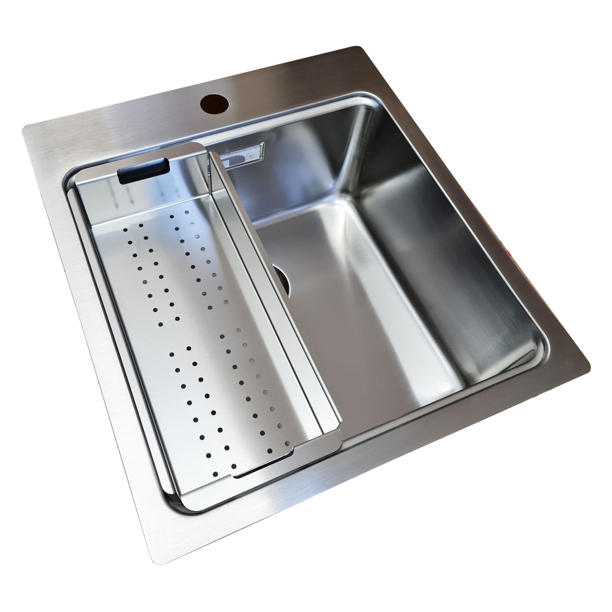 CHIUVETA-BUCATARIE-INOX-COOKINGAID-UNA-46-cu-tavita-scurgere