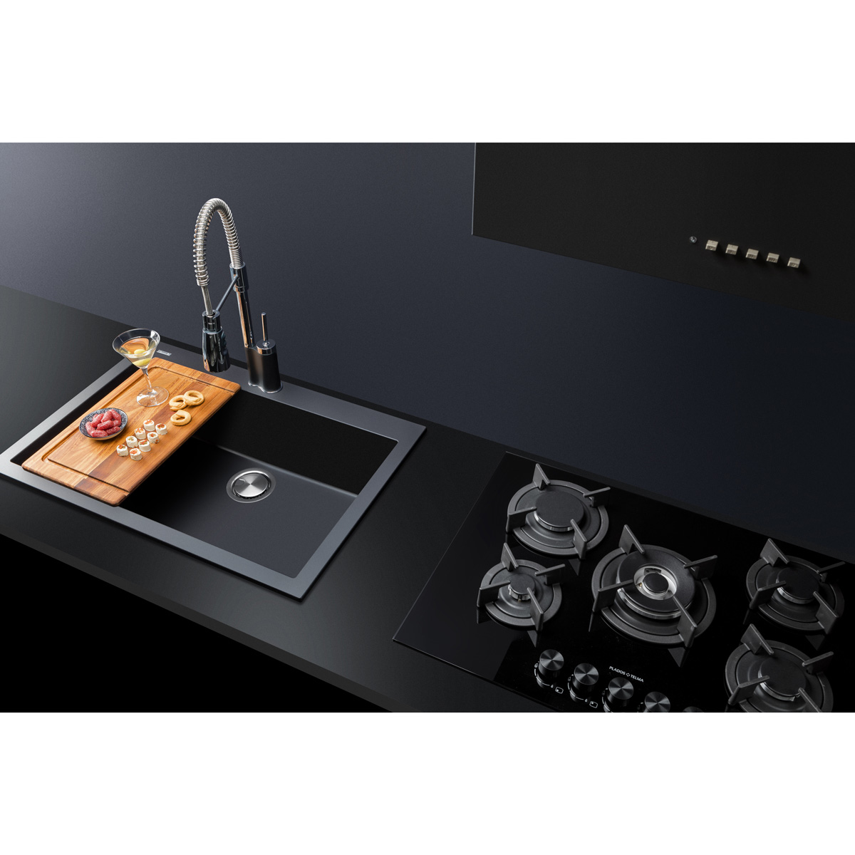Chiuveta-Bucatarie-CookingAid-Cube-7610-metal-black-set-complet-19
