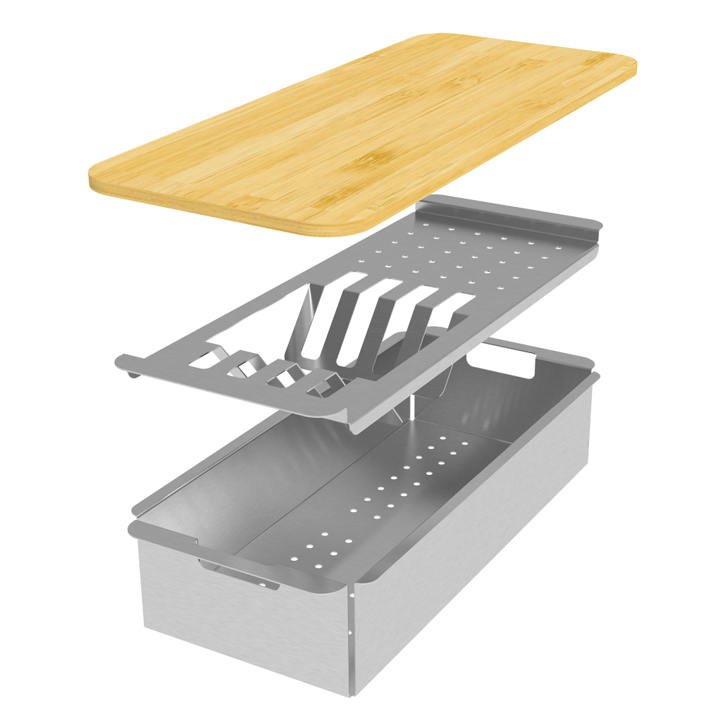CookingAid-Master-Box-Una-Lux-Line-Easy-Drainer-Colander-Tocator-Lemn