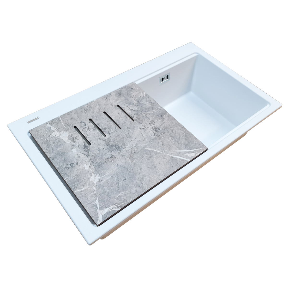 Chiuveta-Bucatarie-granit-CookingAid-Workstation-Lux-LX8610-Polar-White-4