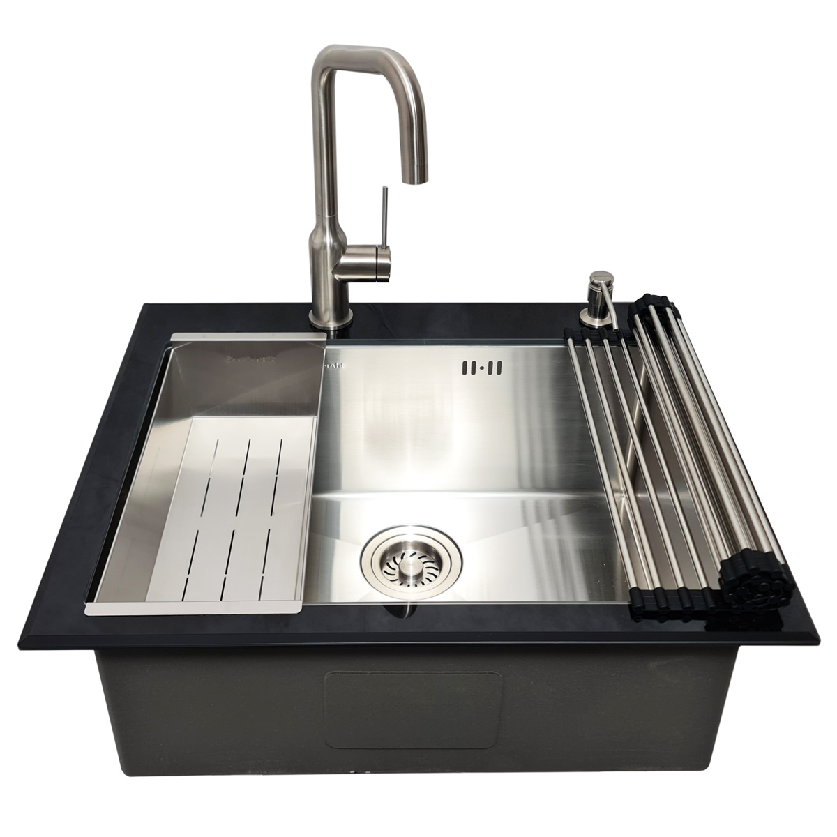Set-chiuveta-bucatarie-inox-adanca-CookingAid-Tempered-Glass-cu-baterie-Natalie-Steel-1
