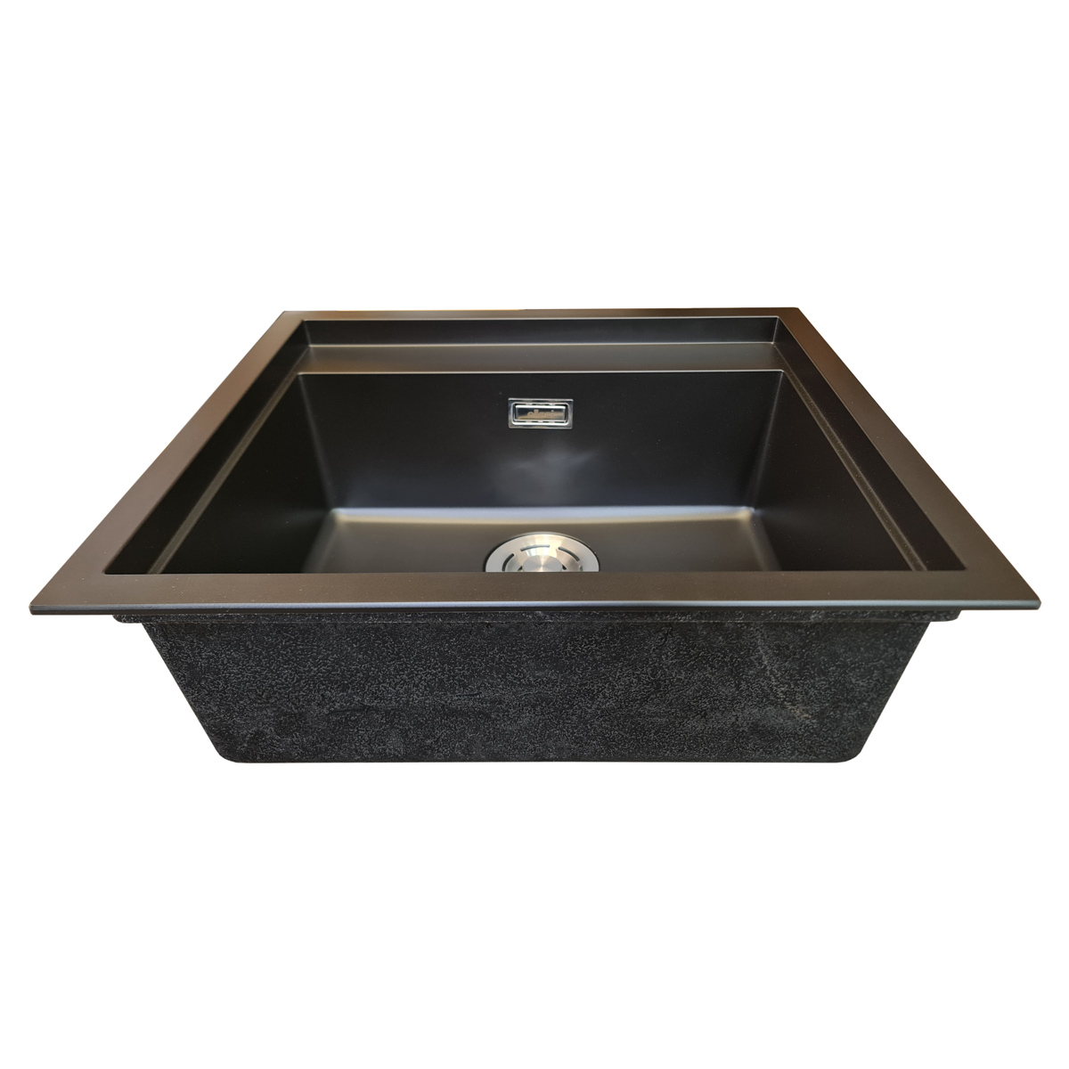 Chiuveta-Bucatarie-Granit-CookingAid-Elleci-Invisible-Sintesi-105-Black-Keratek-1