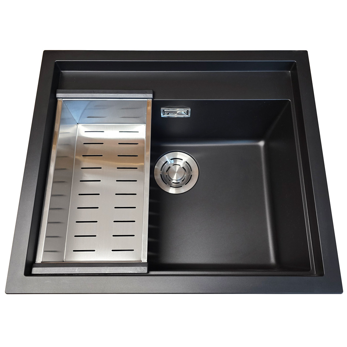 Chiuveta-Bucatarie-Granit-CookingAid-Elleci-Invisible-Sintesi-105-Black-Keratek-19