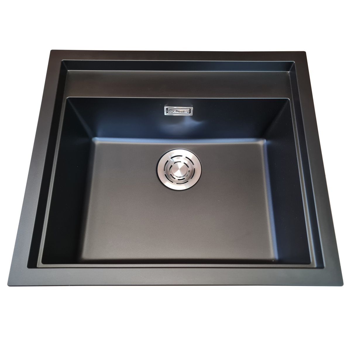Chiuveta-Bucatarie-Granit-CookingAid-Elleci-Invisible-Sintesi-105-Black-Keratek-4