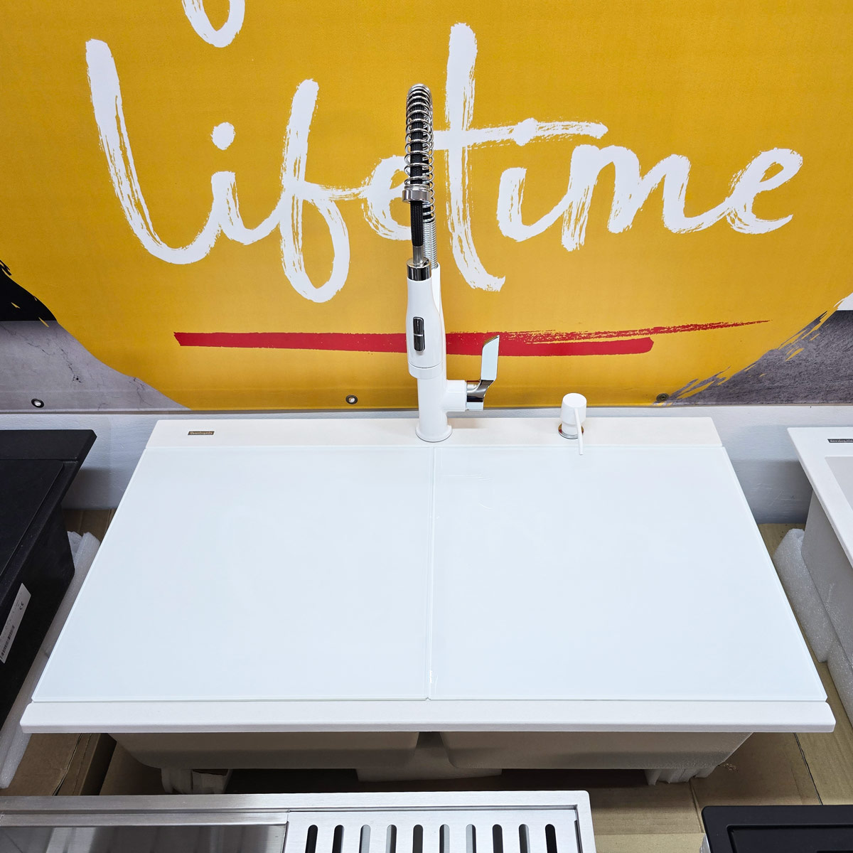 Set-Chiuveta-Bucatarie-CookingAid-Kinga-LX8620-alb-polar-Baterie-Neo-Spring-White-Chrome-7