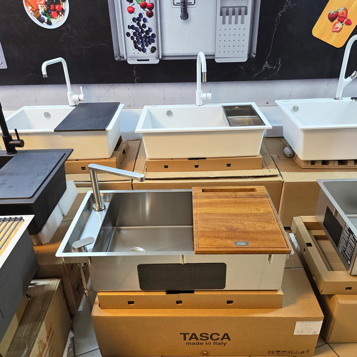 Chiuveta-bucatarie-Inox-CookingAid-Tasca-Phantom-Side-PA70-22-montaj-sub-geam